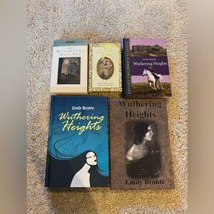 Set of FIVE Wuthering Heights by Emily Brontë 
BRAND NEW NEVER READ